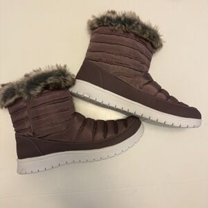 Ryka Suzy Quilted Ankle Boots Purple, Size 11, New Without Box